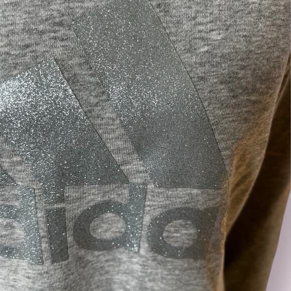 Adidas gray crewneck sweatshirt women's size S - Picture 3 of 7